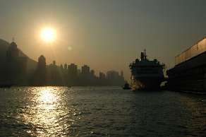 Fin de journée. Hongkong